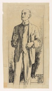 Retrato de Adrian Pit de Huib Luns (signed by artist)