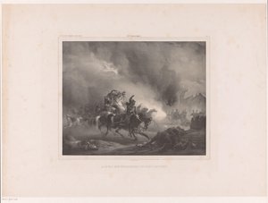 Ataque de soldados a cavalo
Ataque por cuirassiers sobre uma bateria (título sobre objecto)
Álbum de pintores holandeses (título da série sobre o objecto)