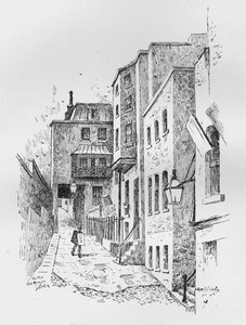 Entrada para o banho romano, 1890