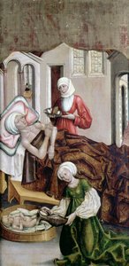 O nascimento de São João Batista, Kisszeben, 1490 de Hungarian School