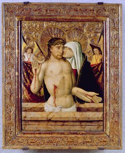 O Homem das Dores, de Kassa, c.1470-80 (tempera no painel) de Hungarian School