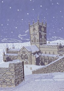 Catedral de St. Davids na neve, 1996