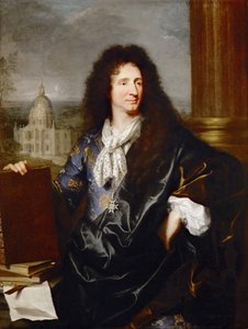 Retrato de Jules Hardouin-Mansart 1646-1701 de Hyacinthe Francois Rigaud