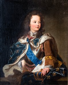 Retrato de Luís XV em criança