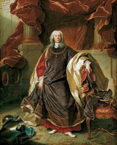 Retrato do príncipe Joseph Wenzel I de Liechtenstein 1696-1772, 1740.
