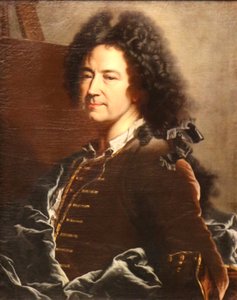 Autorretrato. de Hyacinthe Rigaud