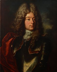 Alemão: Retrato de Johann Frisching (1668-1726), coproprietário de Rümligen, oficial, oficial de justiça de Metzgern.