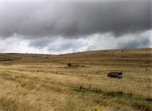 Barrow em Salisbury Plain, Wiltshire, 1999 de IJ Leonard