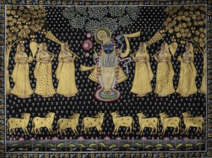 O Divino Krishna e as Gopis