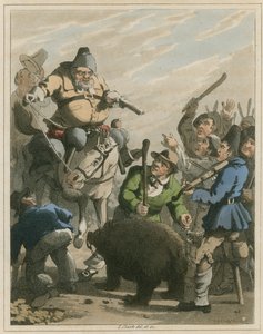Ilustração de Hudibras por Samuel Butler
