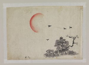 Paisagem com sol poente de Ichirakasai