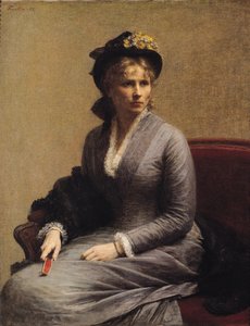 Charlotte Dubourg (1850-1921) 1882 de Ignace Henri Jean Fantin-Latour