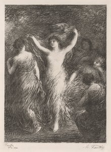 Danças, 1898. de Ignace Henri Jean Fantin-Latour
