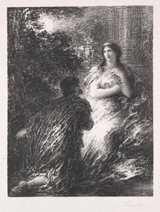 Dueto dos Trojans, 1894-1895. de Ignace Henri Jean Fantin-Latour