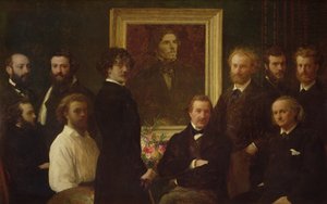Homenagem a Delacroix de Ignace Henri Jean Fantin Latour