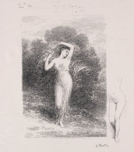 O jovem doente. de Ignace Henri Jean Fantin-Latour