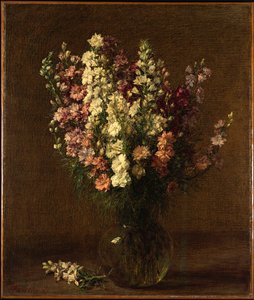 Larkspur, 1887 de Ignace Henri Jean Fantin-Latour