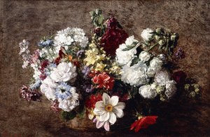 Bouquet Misto de Ignace Henri Jean Fantin-Latour