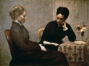 Leitura de Ignace Henri Jean Fantin-Latour