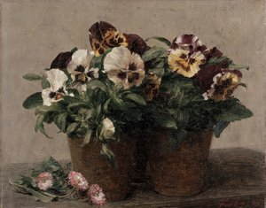 Ainda vida de amores-perfeitos e margaridas, 1889