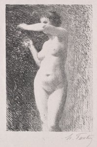 Estudo para Eva, 1898. de Ignace Henri Jean Fantin-Latour