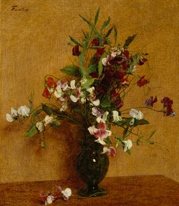 Ervilhas Doces; Ervilhas doces, 1888 de Ignace Henri Jean Fantin Latour