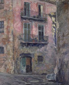 CALLE DEL ANGEL DE GERONA - 1931 - OLEO - LIENZO - 80 × 67 CM de Ignacio Zuloaga y Zabaleta