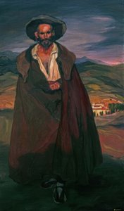 Man from Segovia &39;, 1906, Óleo sobre tela, 191 × 116 cm, AS00918 de Ignacio Zuloaga y Zabaleta