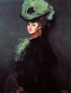 Retrato de Anny Bourdin (?) de Ignacio Zuloaga y Zabaleta