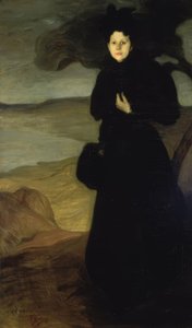 RETRATO DE VALOMINE DETHOMAS - 1894-95 - P - L - 200X120 CM de Ignacio Zuloaga y Zabaleta