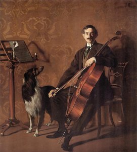 Retrato do violoncelista John de Azurmendi, de Ignacio Zuloaga y Zabaleto