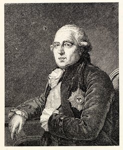 Retrato de Ewald Friedrich Graf von Hertzberg 1725-1795. de Ignaz Sebastian Klauber