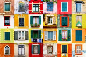 Janelas europeias coloridas de Igor Shrayer