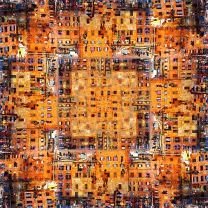 Mosaico urbano denso de Igor Shrayer