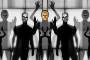 Máscaras para teatro de sombras de Igor Shrayer