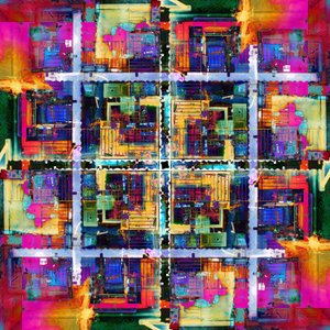 Um mosaico urbano vibrante de Igor Shrayer