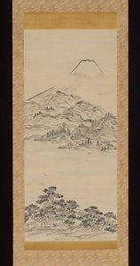Monte Fuji, com vista para Tago no Ura Bay