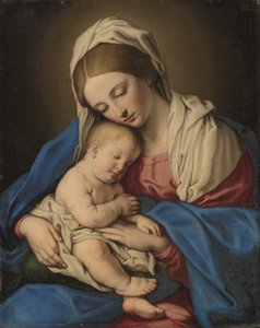 Nossa Senhora e o Menino (óleo sobre tela)