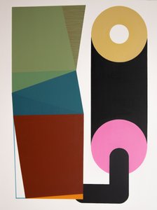 Bloco de cores geométrico de Ildefonso Martín