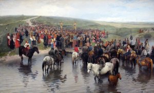 Dia da Ressurreição no Norte de Illarion Mikhailovich Pryanishnikov