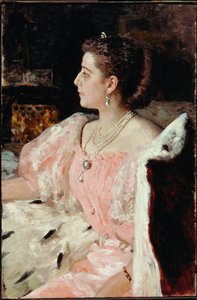 Condessa Jefimovich (pintura sobre tela) de Ilya Efimovich Repin