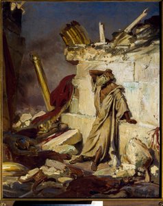 "Pintura por Ilya Yefimovich Repin (Ilia Repine) (1844-1930) 1870, Dim 91,3x75 cm State Tretyakov Gallery, Moscovo de Ilya Efimovich Repin