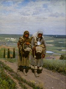 MULHERES PIOSAS EM PEREGRINAÇÃO de Ilya Efimovich Repin