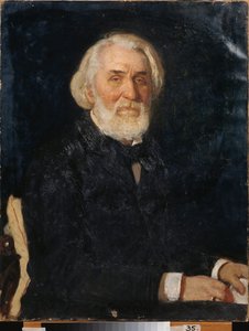Retrato do escritor Ivan Sergeyevich Turgenev de Ilya Efimovich Repin