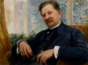 Retrato de YM Vengerov, 1916 de Ilya Efimovich Repin