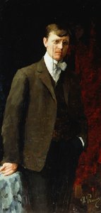 Retrato de um homem, possivelmente Ivan Georgievich Drozdov de Ilya Efimovich Repin
