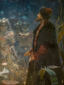 SADKO NO REINO INTERIOR (detalhe) de Ilya Efimovich Repin