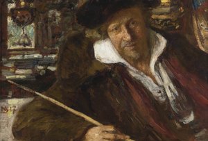 Auto-retrato, 1917 de Ilya Efimovich Repin