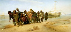 Os barqueiros do Volga de Ilya Efimovich Repin
