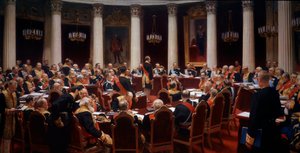 Reunião Cerimonial do Conselho de Estado, 7 de maio de 1901 de Ilya Efimovich Repin